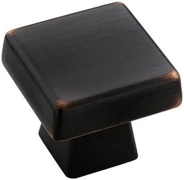 Main image of Amerock BP55271ORB Blackrock Square Knob - Oil-Rubbed Bronze