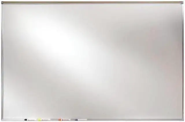 Alt view image 5 of 15 - Projection Board Dry-Erase Brd 4'x4' Aluminum Frame/White