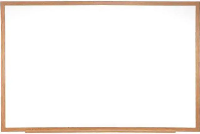 Main image of GHENT M2W-34-1 Dry Erase Board, Plastic, 36 in, 46 1/2 in, Aluminum Frame,