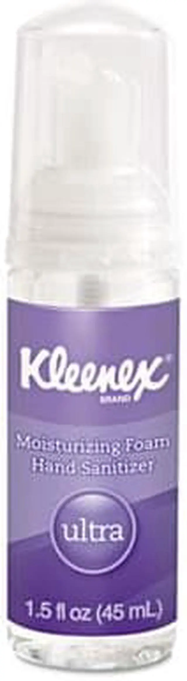 Alt view image 2 of 7 - KLEENEX 34604 Ultra Moisturizing Foam Hand Sanitizer, 1.5 oz, Clear, 1 Each