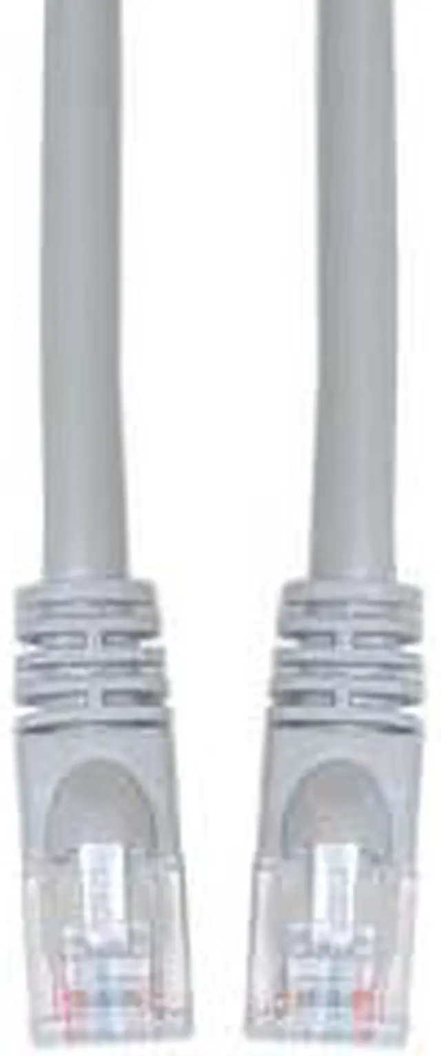 Alt view image 3 of 4 - CableWholesale Cat5e Ethernet Patch Cable Snag-less/Molded Boot 10 foot - Gray