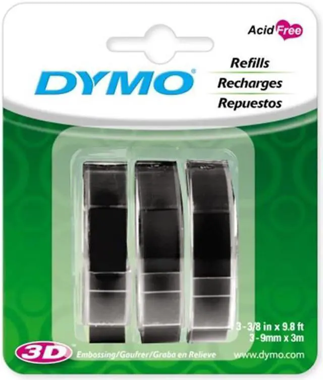 Alt view image 2 of 4 - Sanford Corporation 3Ct Blk Embossing Tape 1741670 Unit: EACH