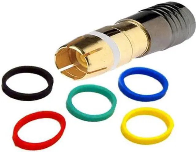 SCP 10 RCA Compression Conn Gold RG6 921-6 - Newegg.com