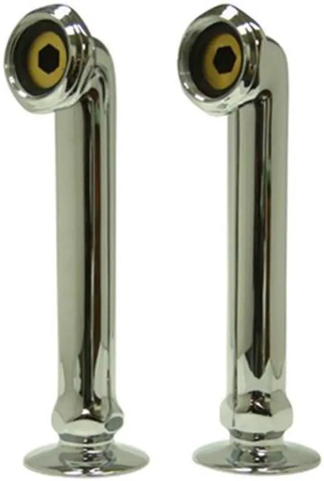 Alt view image 2 of 8 - Kingston Brass CC6RS1 6 in. Deck Mount Risers for Clawfoot Tub Faucet