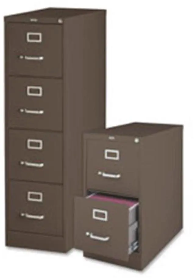 Main image of Lorell LLR60155 Vertical File, 4 Drawer, 15 in. x 26.5 in. x 52 in., Medium Tone
