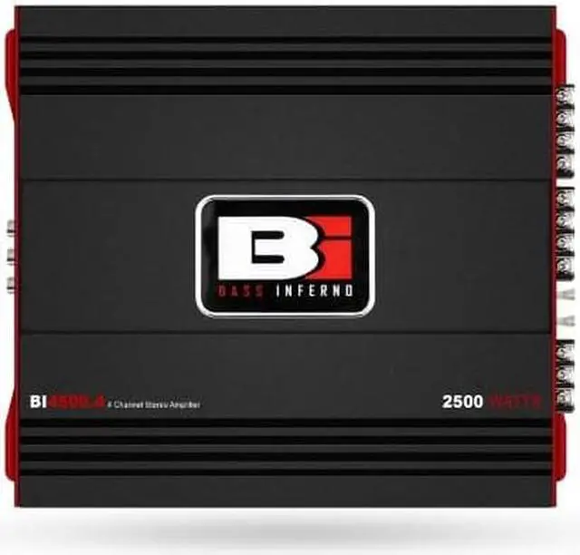Alt view image 3 of 10 - Bass Inferno Bi3000D 3,000-Watt Black Edition Series Class D Amp