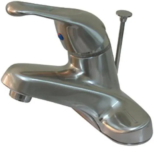 Main image of Kingston Brass KB518B Single Handle 4 in. Centerset Lavatory Faucet with Brass Pop-up