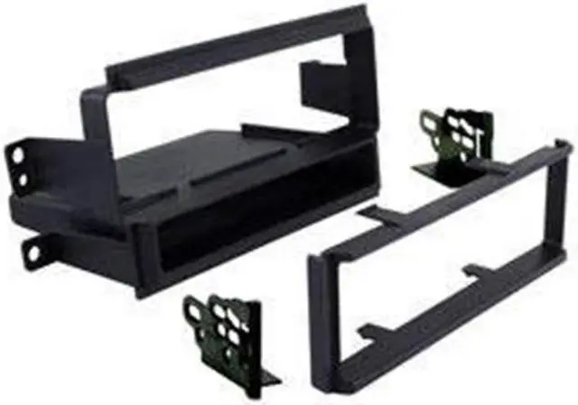 Alt view image 4 of 7 - Metra 99-7405 Single DIN Installation Kit for 2004-2008 Nissan Titan (Base Model Only) (Black)