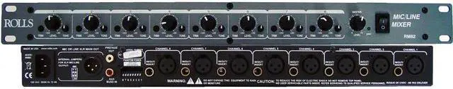 Main image of ROLLS RM82 Channel Mic-Line Mixer