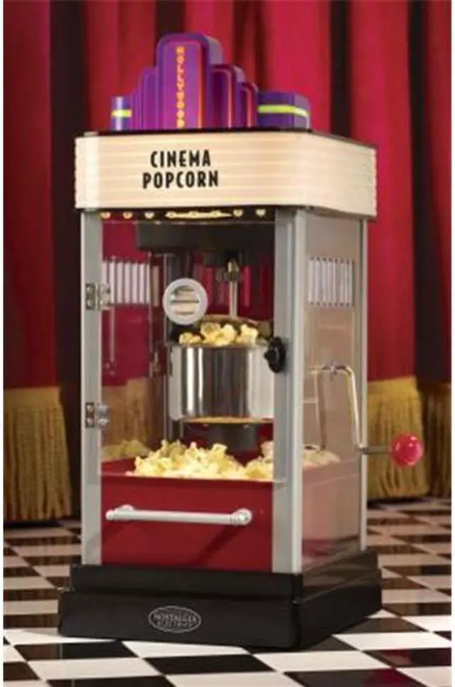 Alt view image 2 of 7 - Nostalgia Electrics HKP-200 Hollywood Kettle Popcorn Maker Machine