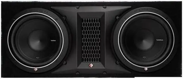 Alt view image 5 of 10 - Rockford Fosgate Punch P1-2X10
Ported enclosure with two 10" Punch P1 subwoofers
