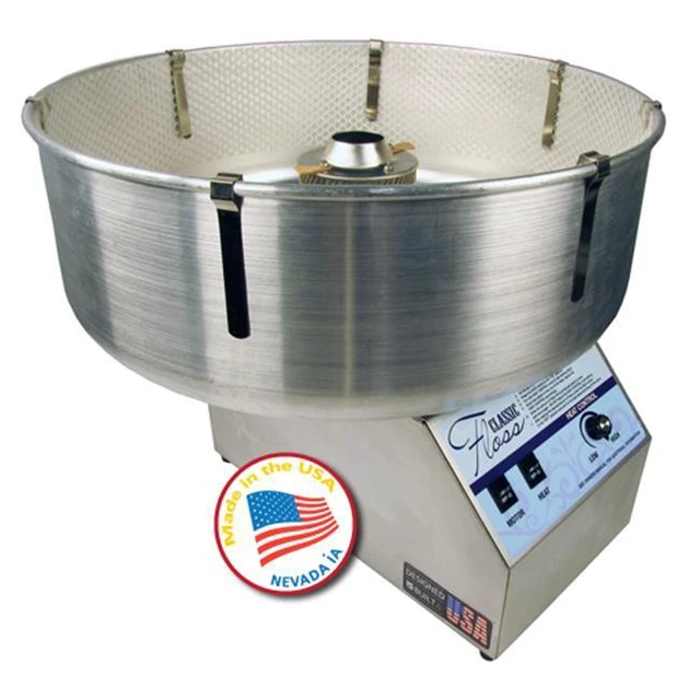 Alt view image 8 of 8 - Paragon Floss 5” Classic Cotton Candy Machine With Metal Bowl