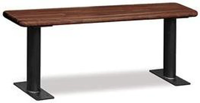Main image of Salsbury 77784DRK 18 In. H X 48 In. W X 9.50 In. D Wood Locker Bench In Dark