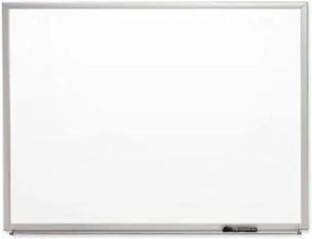 Alt view image 5 of 6 - Quartet Classic Series Melamine Whiteboard 60 x 36 Silver Aluminum Frame S535