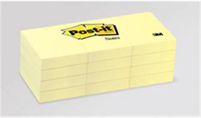 Main image of 3M COMPANY MMM6539YW NOTES HIGHLAND YELLOW 1.5 INCH X 2 INCH