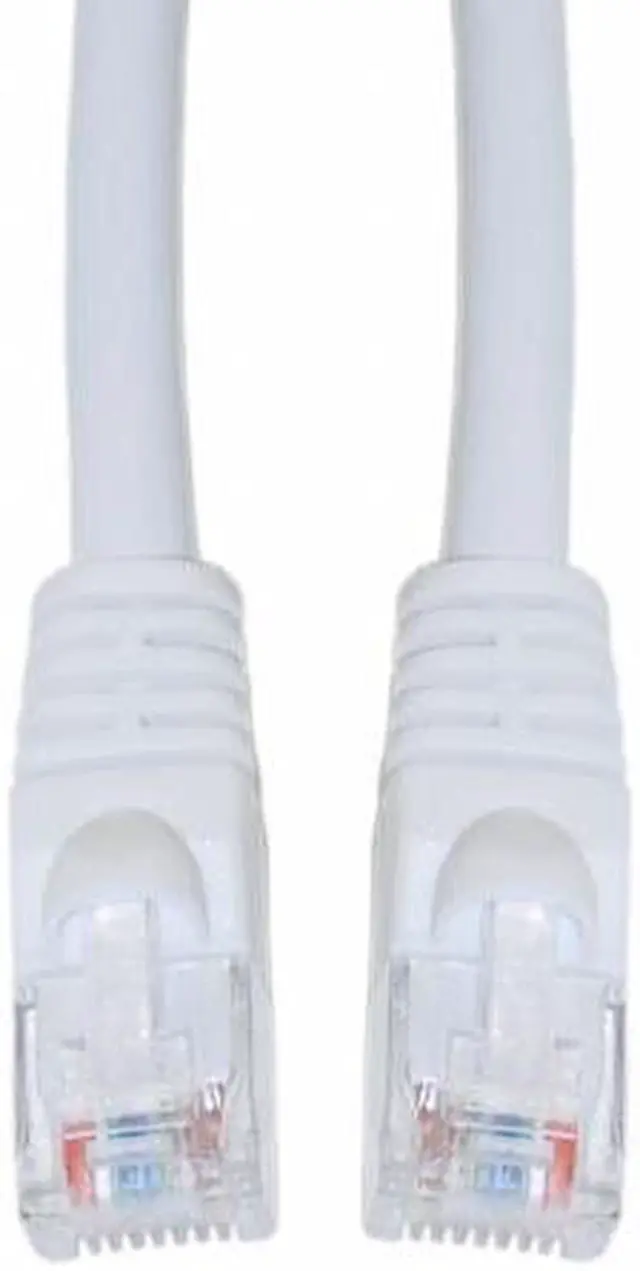 Main image of Cat6 White Ethernet Patch Cable, Snagless/Molded Boot, 150 foot