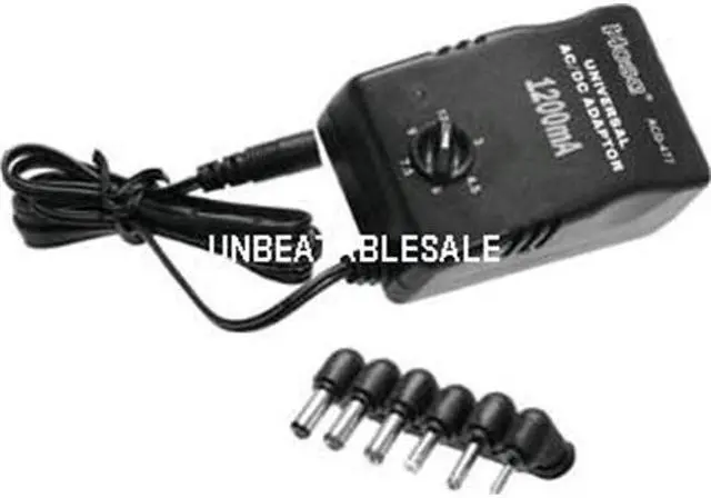 Alt view image 3 of 5 - HOSA Hosa Cable ACD477 Universal AC Power Supply