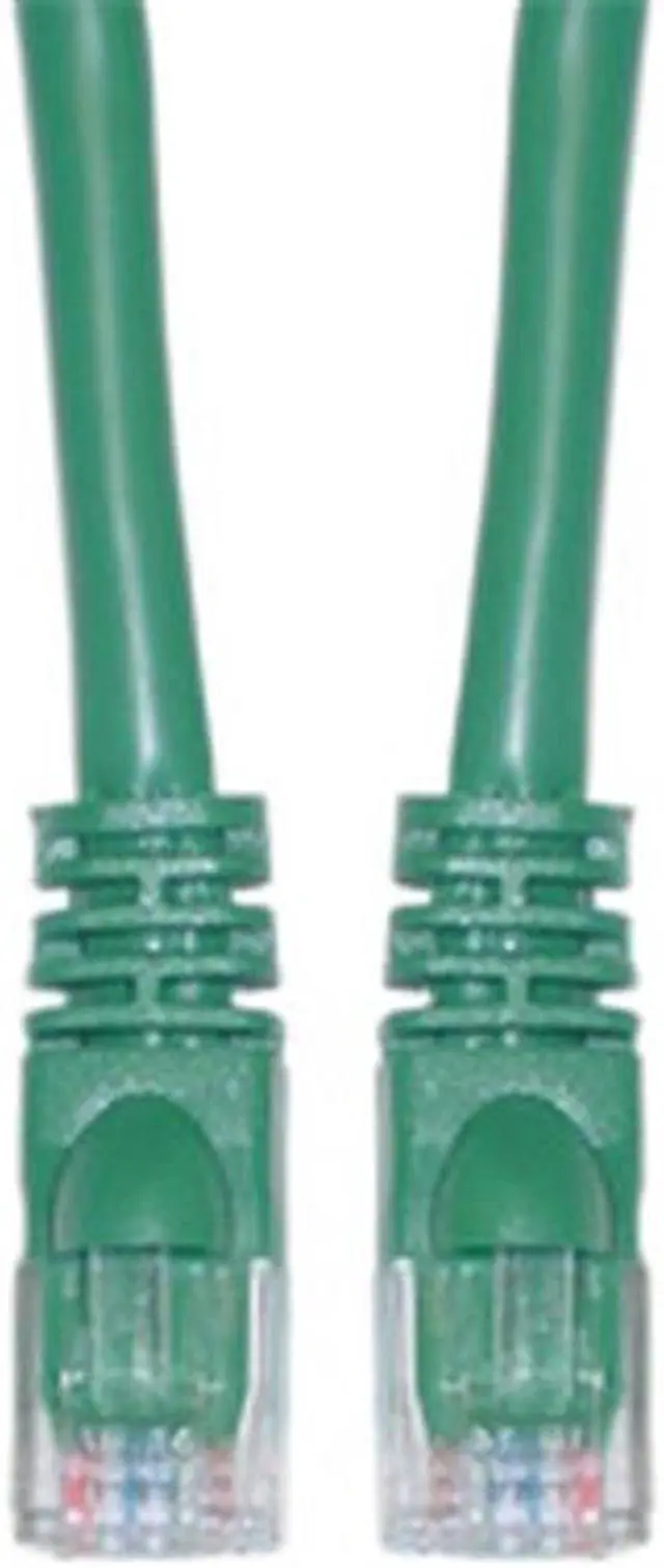 Alt view image 2 of 2 - CableWholesale Cat5e Ethernet Patch Cable Snagless Molded Boot 10 foot - Green