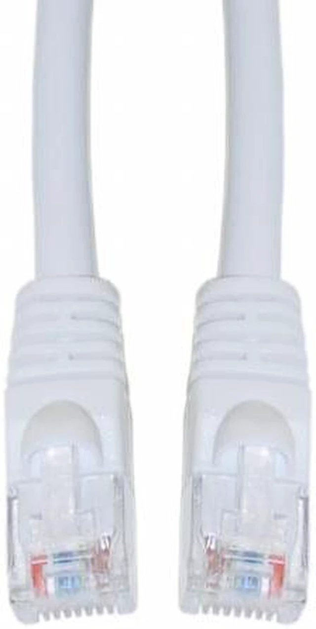 Main image of Cable Wholesale 10X8-09120 CAT 6 Male Plug Cable - White
