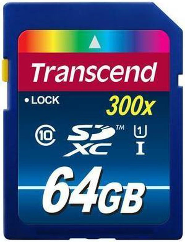 Alt view image 3 of 13 - Transcend Premium 64GB Secure Digital Extended Capacity (SDXC) Flash Card