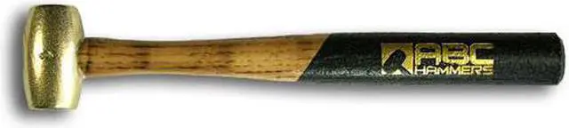 Main image of ABC Hammers ABC1BW 1 Lb. Brass Hammer With 12 In. Wood Handle