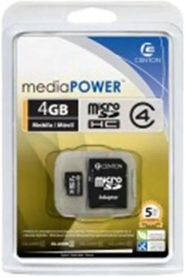 Main image of Centon 4 GB microSD High Capacity (microSDHC) - 1 Card
