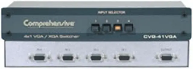 Main image of Comprehensive 4X1 VGA-XGA Mechanical Switcher- 750 MHz