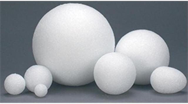 Hygloss Styrofoam Balls, White, 2 - 100 count