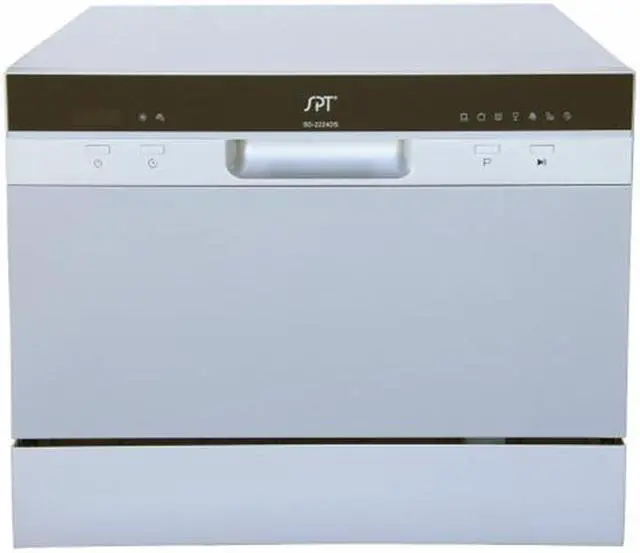 Alt view image 5 of 9 - Kitchen Appliance Countertop Dishwasher with Delay Start in Silver