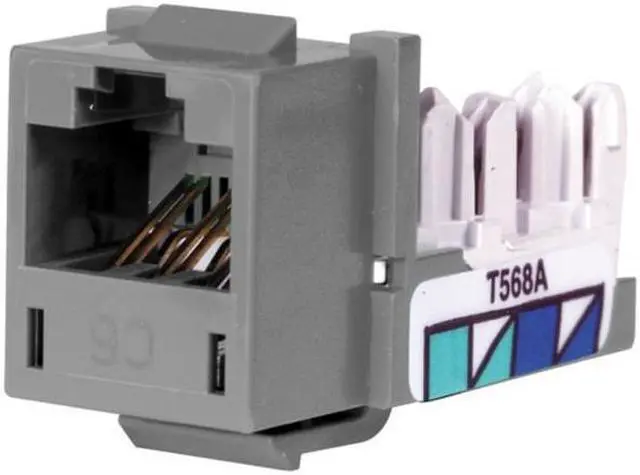 Main image of Hubbell HXJ6GY JACK HXJ CAT6 8POS UNIA-B GY