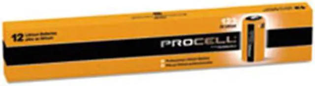 Main image of DURACELL Procell 3V 123 / DL123A / CR123A / EL123A Lithium Battery, 12-box