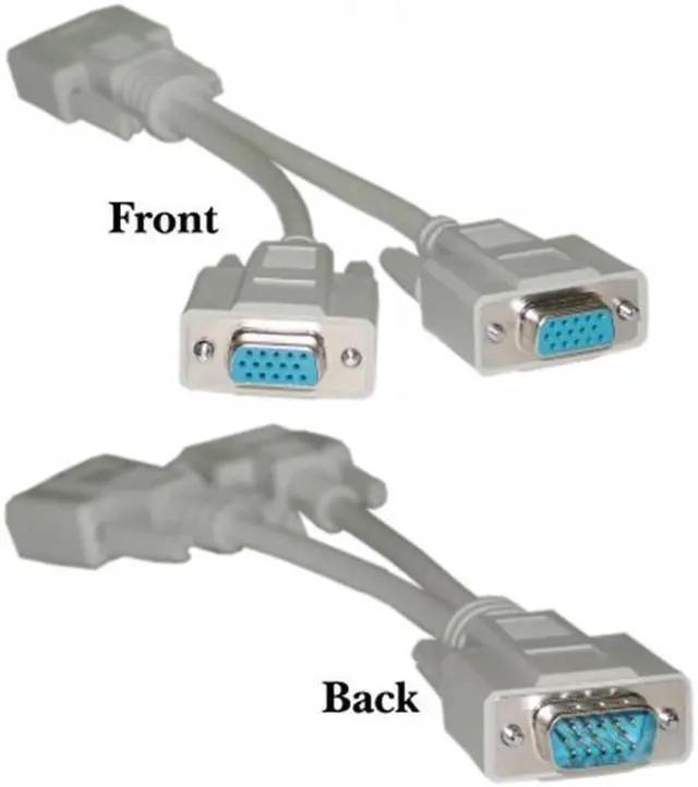 Main image of CableWholesale 10H1-27708 VGA Splitters