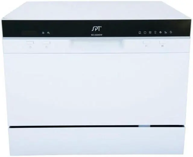 Alt view image 5 of 12 - Sunpentown Countertop Dishwasher with Delay Start in White