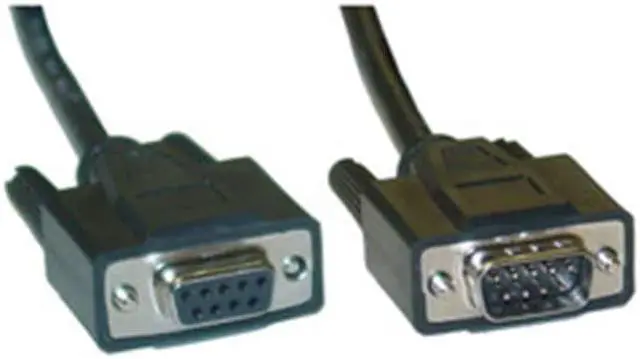 Alt view image 2 of 2 - DB9 Female Serial Cable, DB9 Female, UL rated, 9 Conductor, 1:1, 15 foot