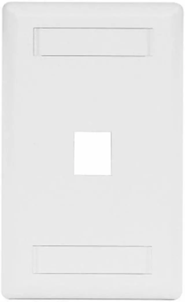 Alt view image 3 of 6 - PLATE, WALL, FLUSH,1-G,1PORT,WH