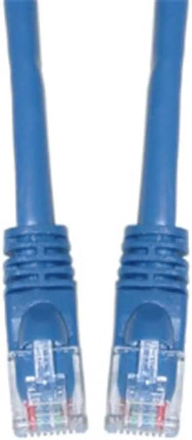 Main image of CableWholesale 13X6-06115 Cat6a Blue Ethernet Patch Cable  Snagless Molded Boot  500 MHz  15 foot
