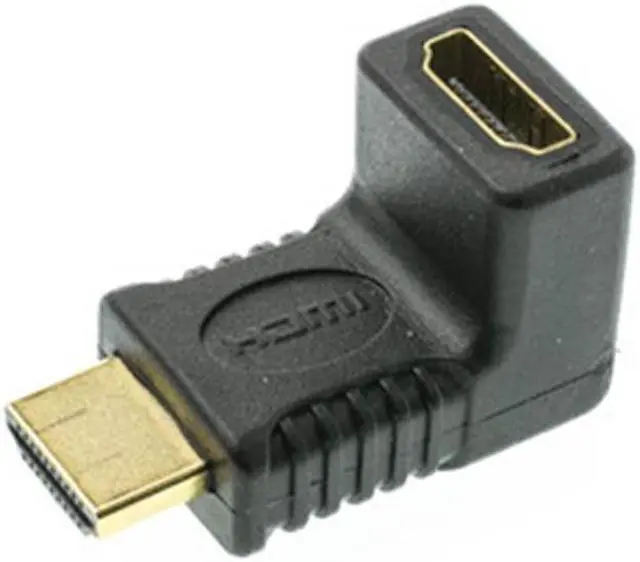 Alt view image 3 of 4 - Cable Wholesale HDMI Right Angle Adapter HDMI Male to HDMI Female 90 Degree