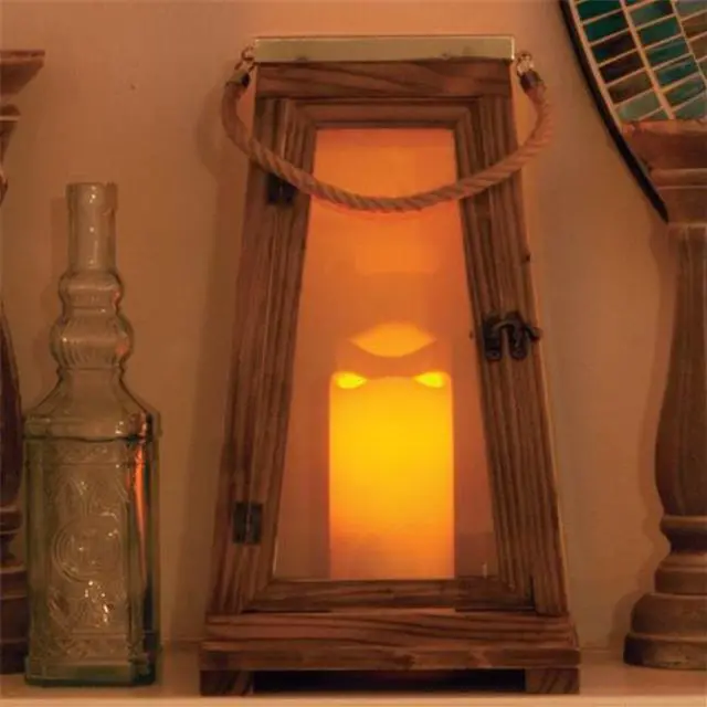 Alt view image 3 of 4 - SD Newport 15" Lantern Wood