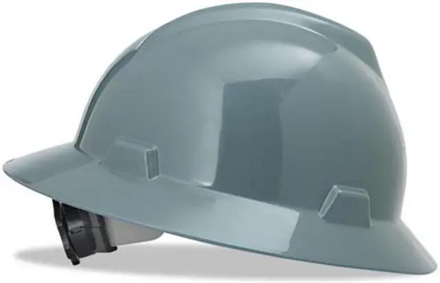 Alt view image 2 of 5 - MSA 475367 Hard Hat,FullBrim,Gray