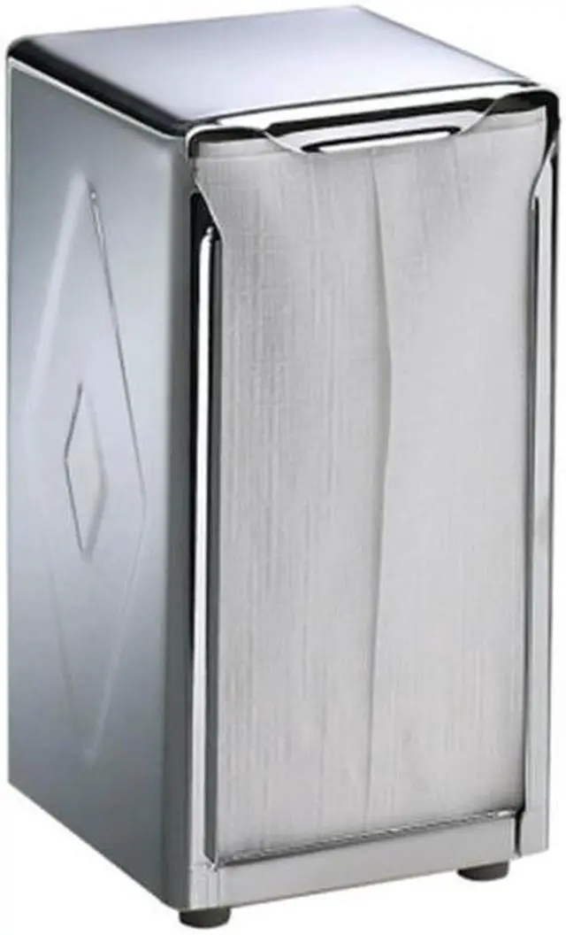 Main image of San Jamar H900X Tabletop Napkin Dispenser, Tall Fold - Chrome