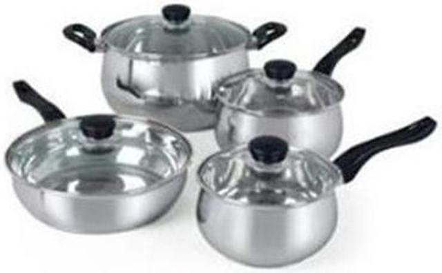 Gibson 78719.08 Rametto Stainless Steel 8-pc Cookware Set