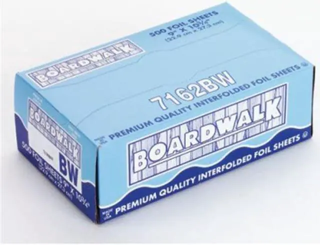 Alt view image 3 of 11 - Boardwalk - BWK 7164 - Pop-Up Aluminum Foil Sheets - 12 X 10 3?4* 12 Cartons Per Case (2, 400 Sheets Per Case)