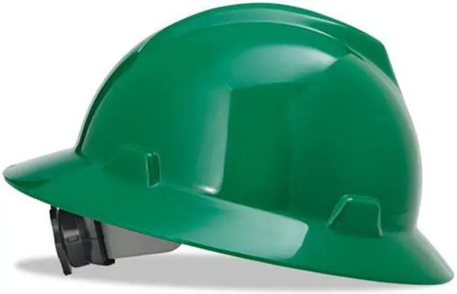 Alt view image 2 of 4 - MSA 475370 Hard Hat,FullBrim,Green