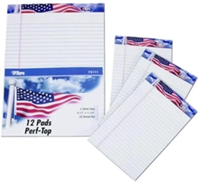 Alt view image 3 of 12 - Tops Writing Tablets Jr. Lgl Ruled 5"x8" 50 Sht/PD 3/PK WE 75103
