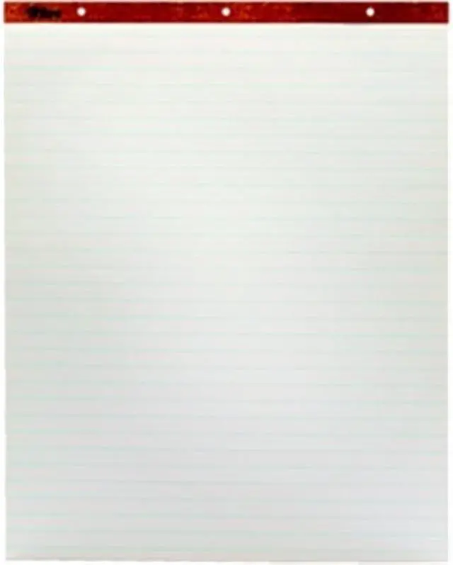 Alt view image 2 of 5 - TOPS 79041 Easel Pad, 8.75 in hole spacing, white, 15 lb., 1 in horizontal rule, 50 SH per PD