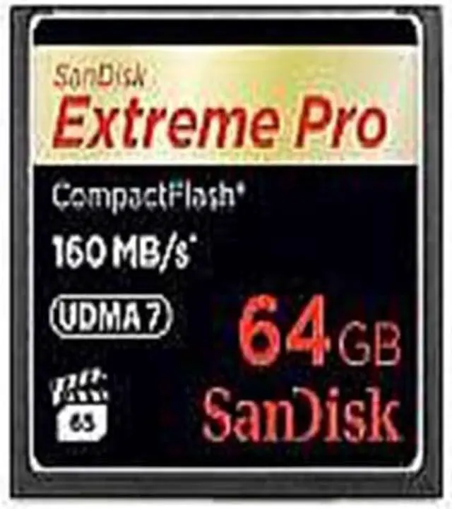Alt view image 2 of 16 - SanDisk Extreme Pro 64 GB CompactFlash SDCFXPS-064G-A46
