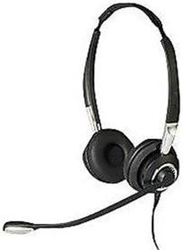 Alt view image 2 of 9 - Jabra BIZ 2400 II USB Headset - Stereo - USB - Wired - Gold Plated - Over-the-head - Binaural - Supra-aural - Noise Canceling