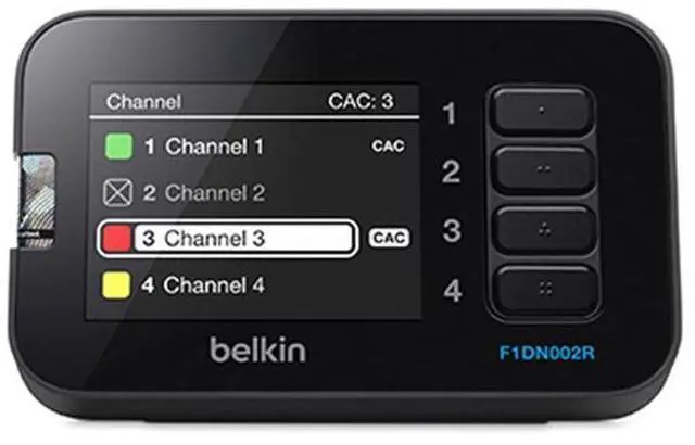 Alt view image 2 of 3 - Belkin Advanced Secure LCD Desktop Controller for KVM