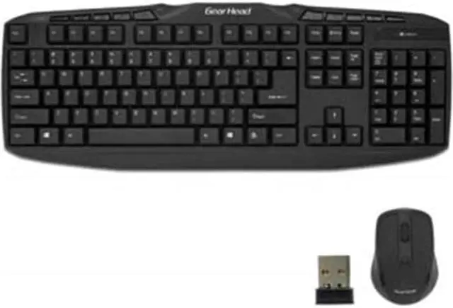 Alt view image 2 of 10 - Gear Head KB5165W Multimedia Wireless Keyboard and Optical Mouse