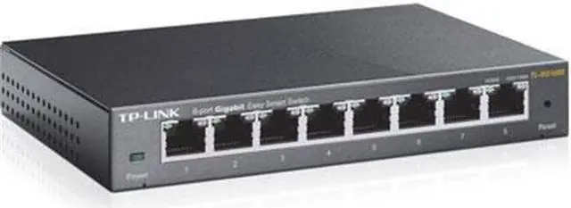 Main image of TP-LINK USA CORPORATION TL-SG108E THE TL-SG108E 8-PORT GIGABIT EASY SMART SWITCH IS AN IDEAL UPGRADE FROM AN UNMAN